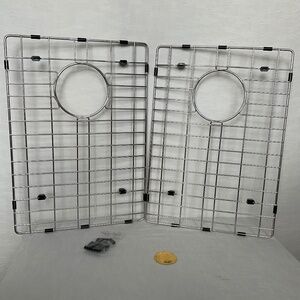 Sink Grid(s) Stainless Steel Protective Sink Grids Set of Two (2) NEW Unused